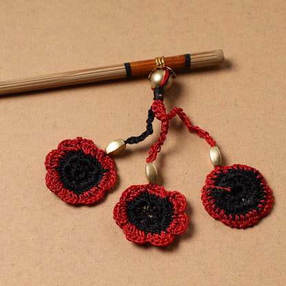 Handmade Crochet Wooden Juda Stick