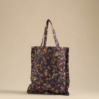 Purple - Handcrafted Cotton Frill Jhola Bag 72