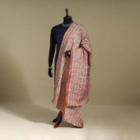 Multicolor - patchwork reversible silk bengal kantha work