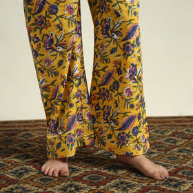 Buy Cotton Yellow Sanganeri Block Print Night Suit Set Online 