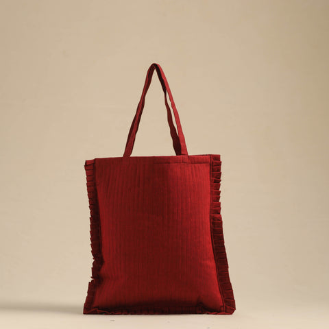 Handcrafted Cotton Frill Jhola Bag 76