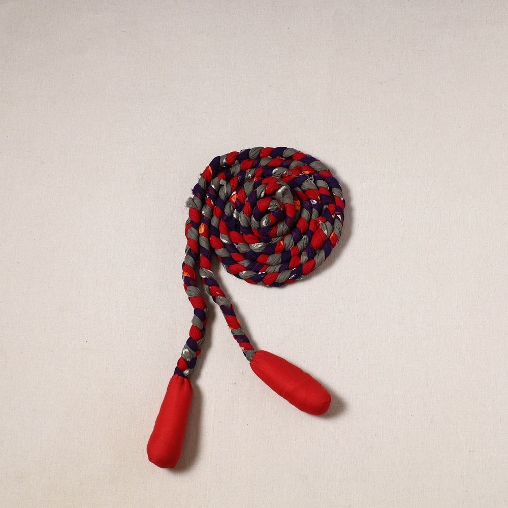 Handmade Upcycled Fabric Skipping Jump Rope 09