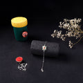 Handcrafted Meenakari Rakhi for Brother with Coir Box 195