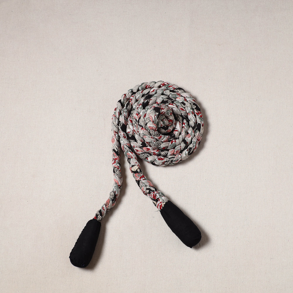 Handmade Upcycled Fabric Skipping Jump Rope 11