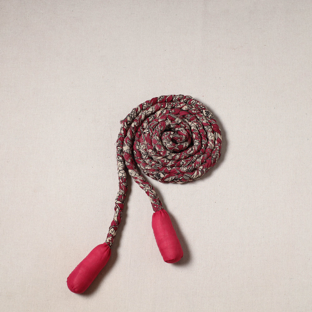 Handmade Upcycled Fabric Skipping Jump Rope 16