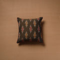 Brown - Pochampally Ikat Weave Cushion Cover (16 x 16 in) 20