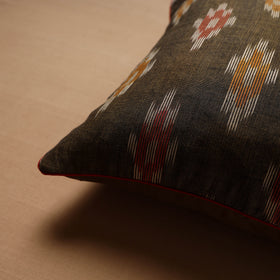 Brown - Pochampally Ikat Weave Cushion Cover (16 x 16 in) 20