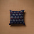 Blue - Pochampally Ikat Weave Cushion Cover (16 x 16 in) 22