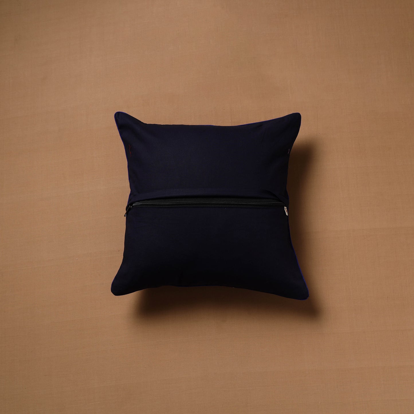 Blue - Pochampally Ikat Weave Cushion Cover (16 x 16 in) 22