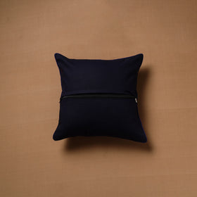 Blue - Pochampally Ikat Weave Cushion Cover (16 x 16 in) 22