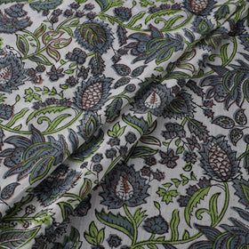 Multicolor - pure mul cotton hand block sanganeri print