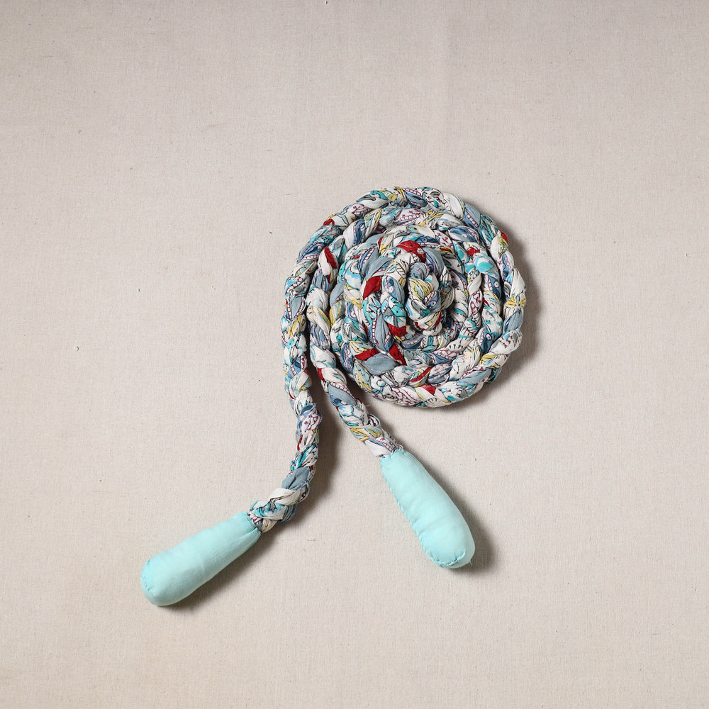 Handmade Upcycled Fabric Skipping Jump Rope 23