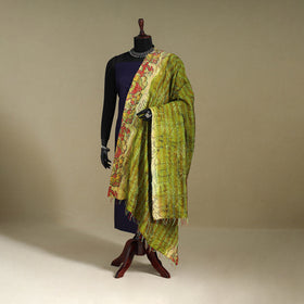 Multicolor - patchwork reversible silk bengal kantha work