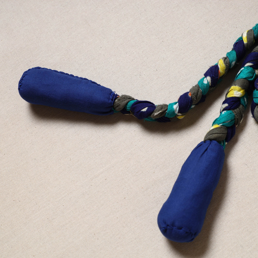 Handmade Upcycled Fabric Skipping Jump Rope 26