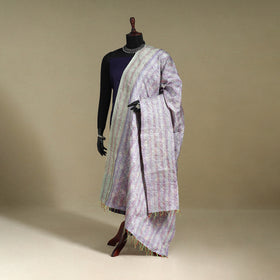 Multicolor - patchwork reversible silk bengal kantha work