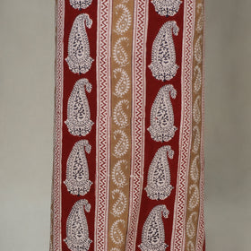 Red - 3pc cotton unstitched bagh dress material 11