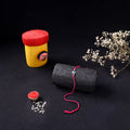 Handcrafted Meenakari Rakhi for Brother with Coir Box 06