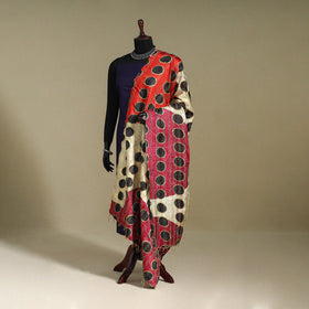 Multicolor - patchwork reversible silk bengal kantha work