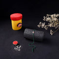 Handcrafted Meenakari Rakhi for Brother with Coir Box 09