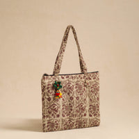 Handcrafted Quilted Cotton Hand Bag 96