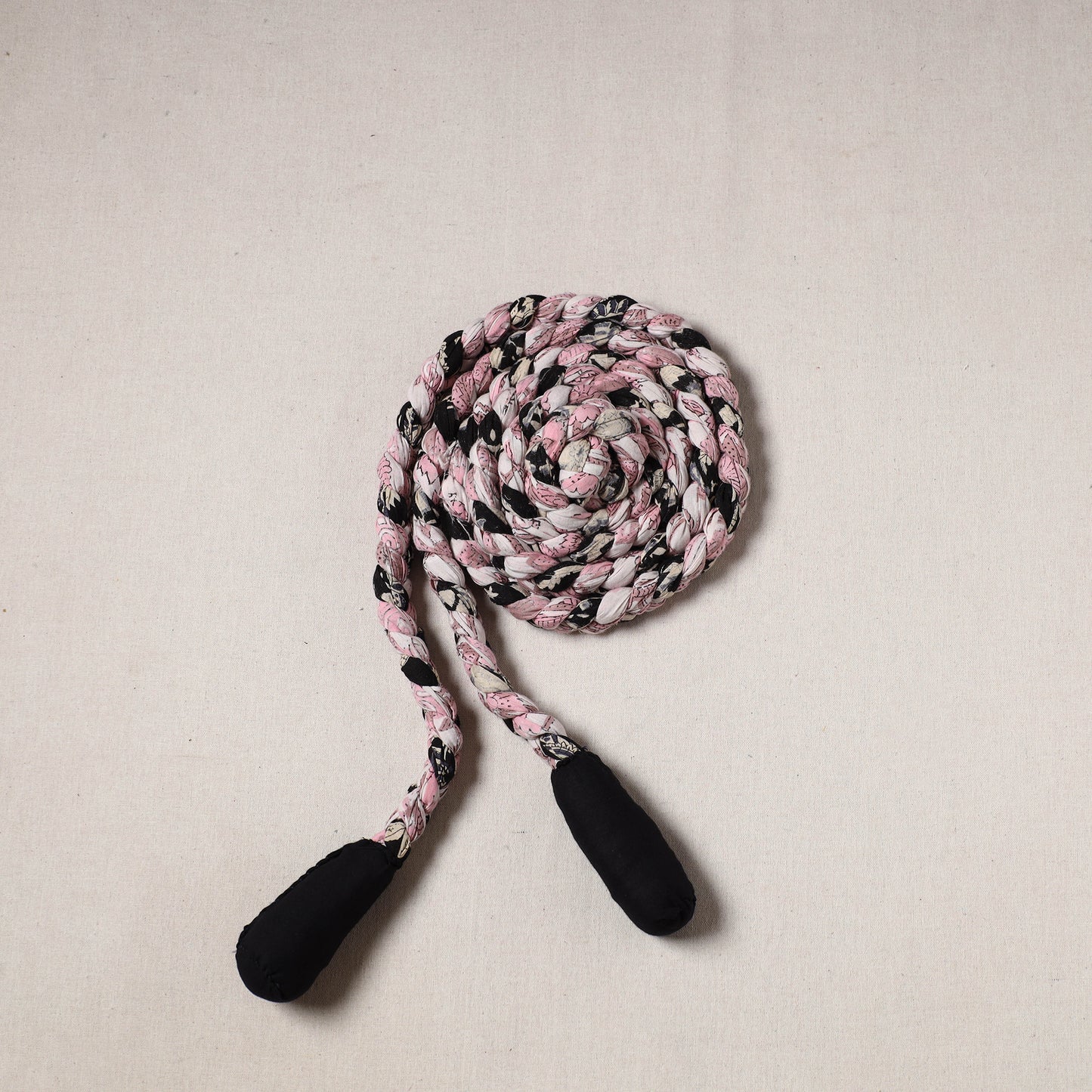 Handmade Upcycled Fabric Skipping Jump Rope 35