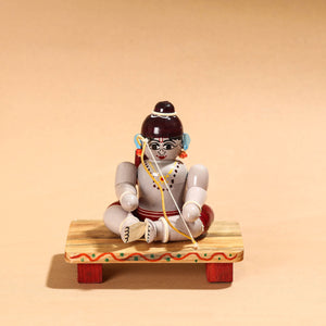Bala Rama - Etikoppaka Handcrafted Wooden Idol 23