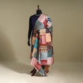 Multicolor - patchwork reversible silk bengal kantha work
