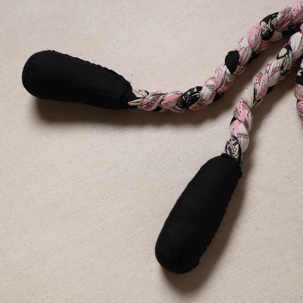 Handmade Upcycled Fabric Skipping Jump Rope 35