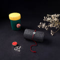 Handcrafted Meenakari Rakhi for Brother with Coir Box 16