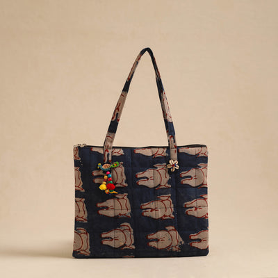 Handcrafted Quilted Cotton Hand Bag 98