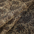 Pedana Hand Block Print Natural Dyed Kota Doria Cotton Kalamkari Fabric 04
