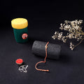 Handcrafted Meenakari Rakhi for Brother with Coir Box 19