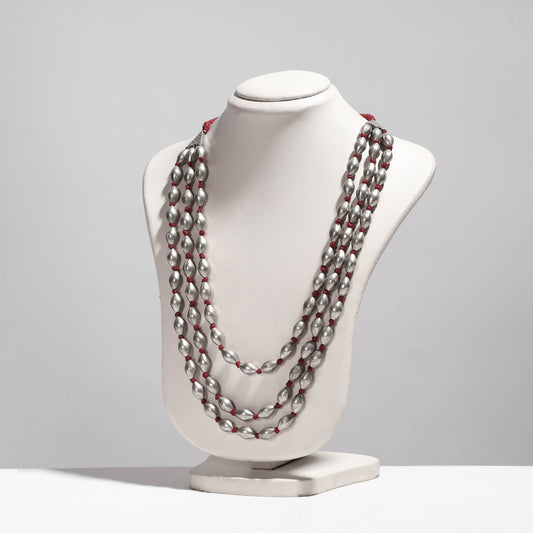 Lambani Tribal Oxidised German Silver Beads Necklace