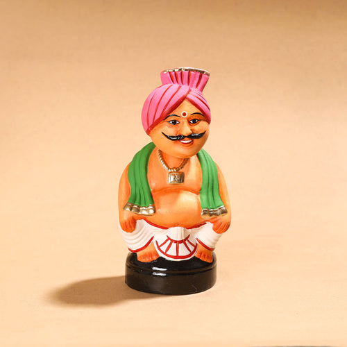 Handpainted Terracotta Bobble Head - Seth Ji 33