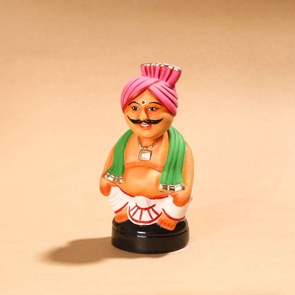 Handpainted Terracotta Bobble Head - Seth Ji 33