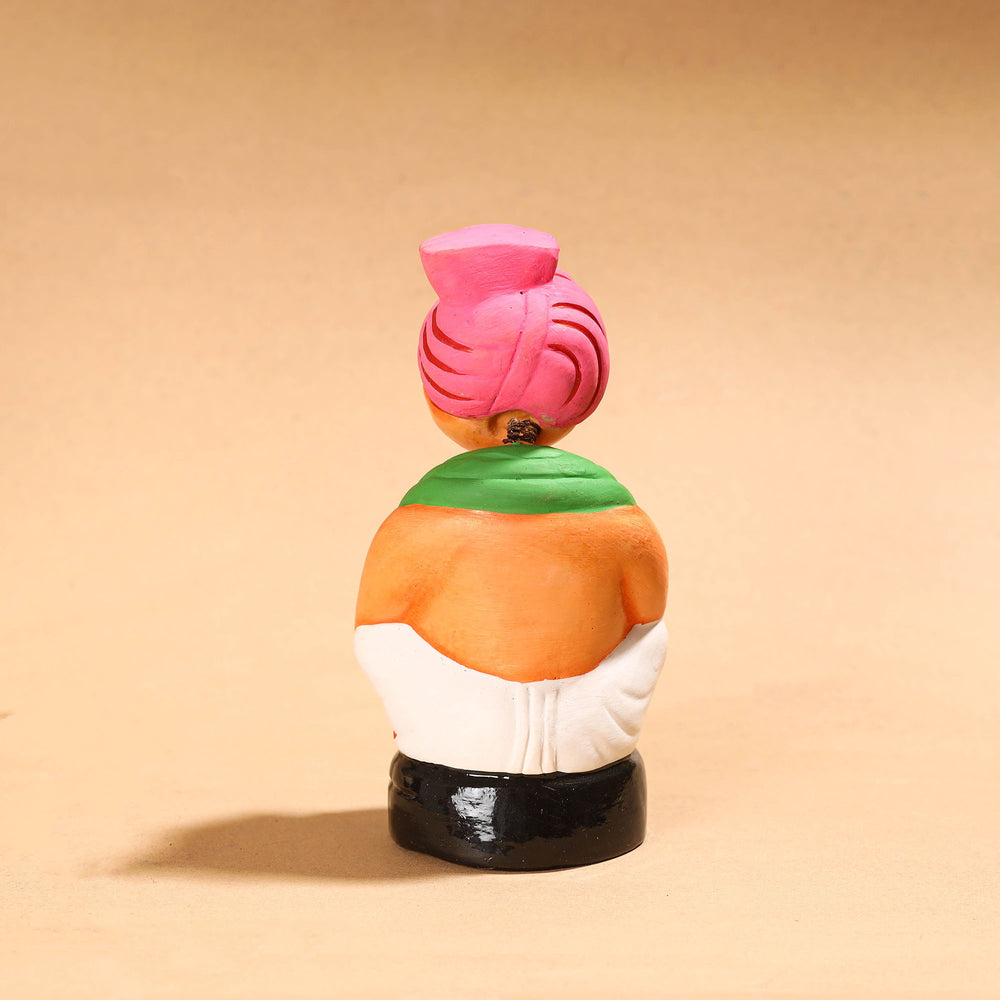 Handpainted Terracotta Bobble Head - Seth Ji 33