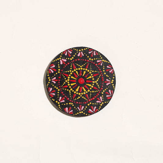 Mandala Art Handpainted Wooden Magnet 12