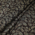 Ajrakh Hand Block Print Natural Dyed Handspun Handwoven Mulberry Silk Fabric 08