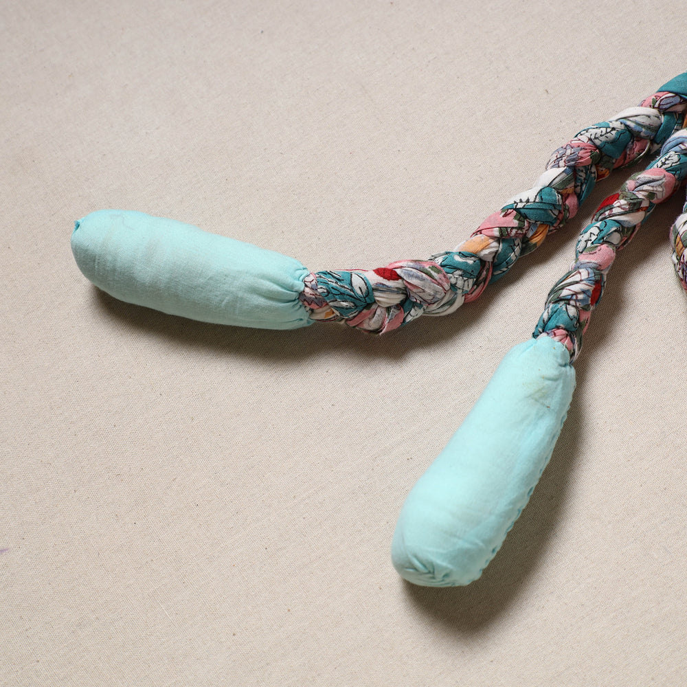 Handmade Upcycled Fabric Skipping Jump Rope 46