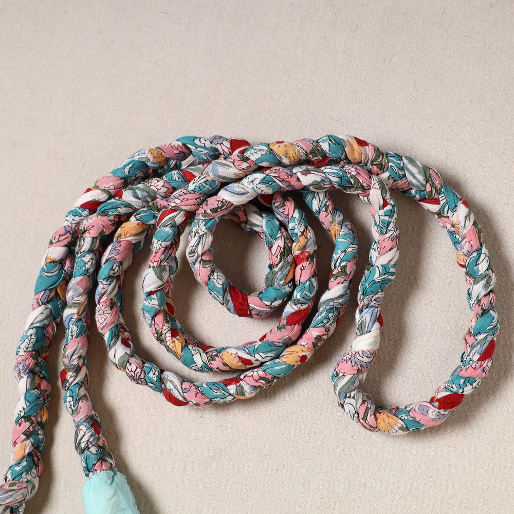 Handmade Upcycled Fabric Skipping Jump Rope 46