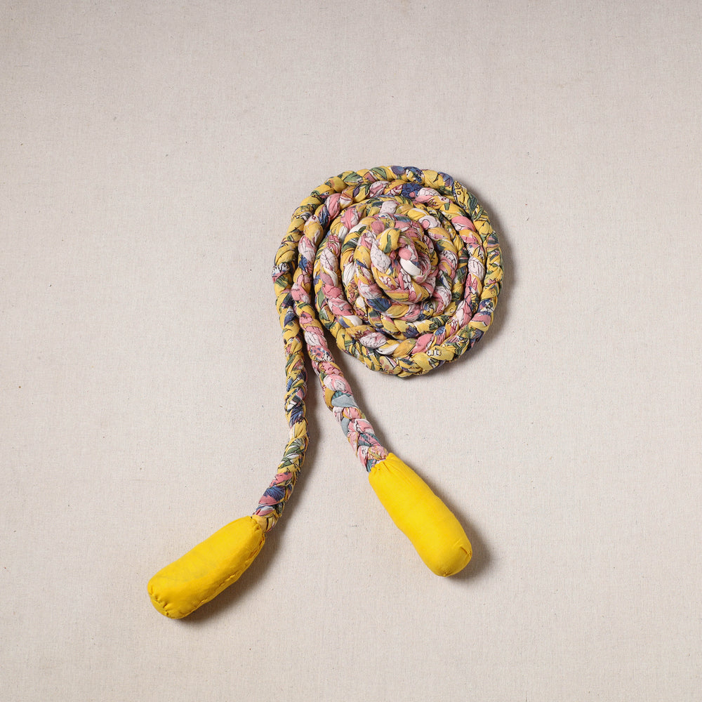 Handmade Upcycled Fabric Skipping Jump Rope 48