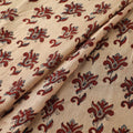 Ajrakh Hand Block Print Natural Dyed Handspun Handwoven Mulberry Silk Fabric  12