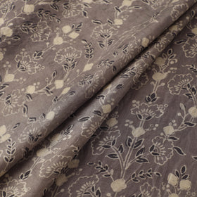 Ajrakh Hand Block Print Natural Dyed Handspun Handwoven Mulberry Silk Fabric  13