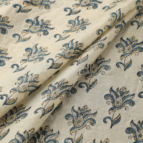 Ajrakh Hand Block Print Natural Dyed Handspun Handwoven Mulberry Silk Fabric  14