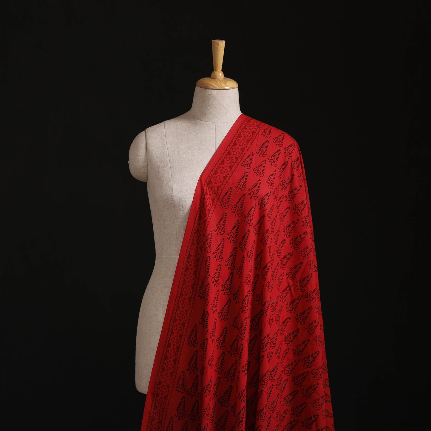 Bagh Hand Block Print Natural Dyed Cotton Fabric 27