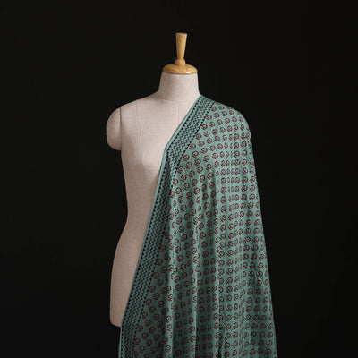 Bagh Hand Block Print Natural Dyed Cotton Fabric 24