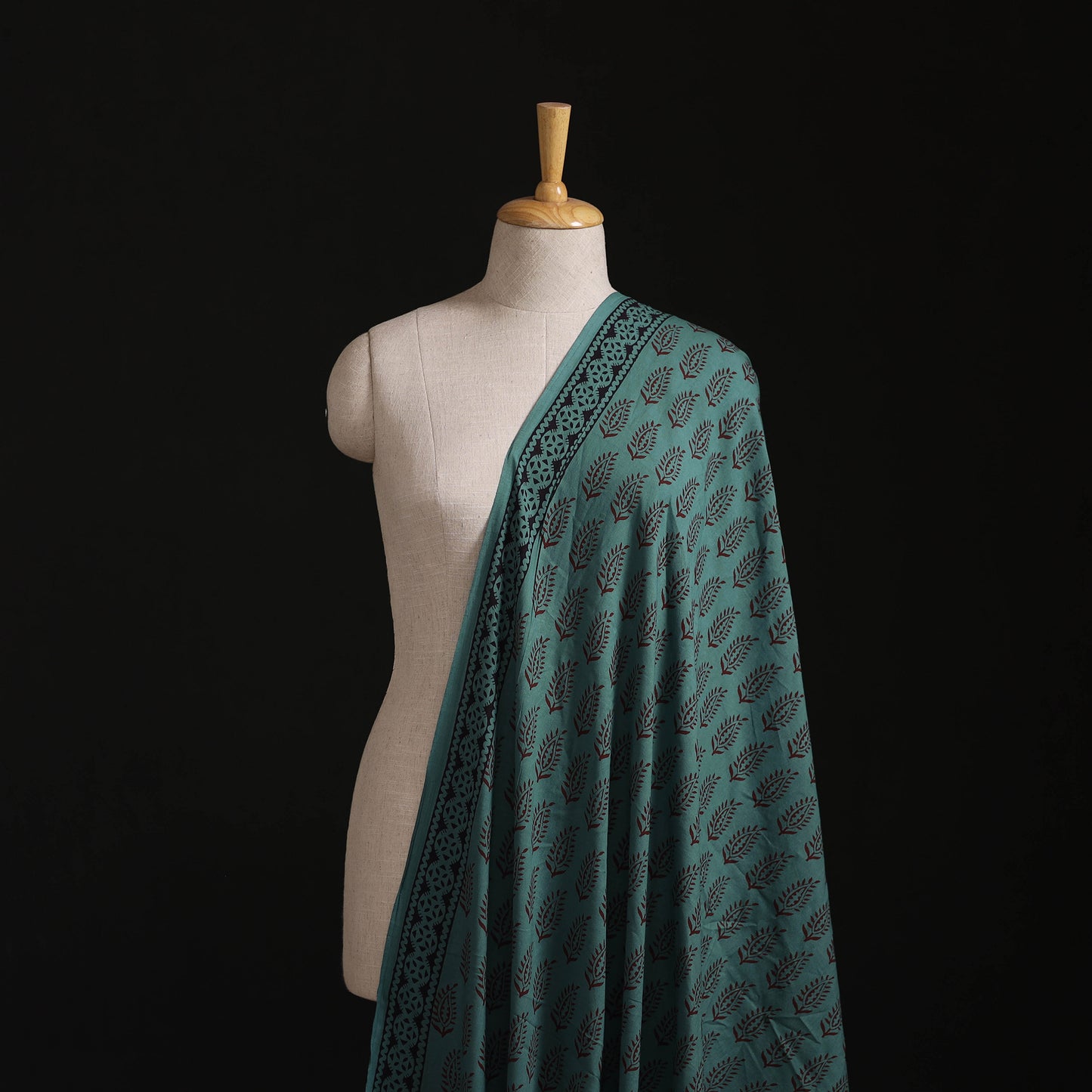 Bagh Hand Block Print Natural Dyed Cotton Fabric 18
