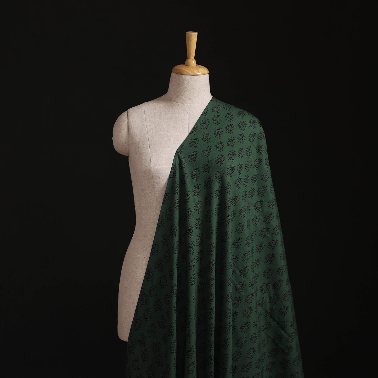 Bagh Hand Block Print Natural Dyed Cotton Fabric 14