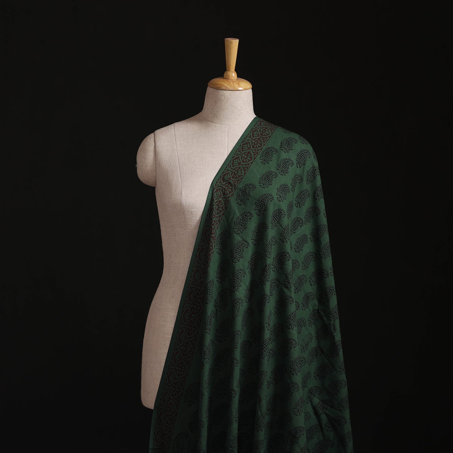 Bagh Hand Block Print Natural Dyed Cotton Fabric 13