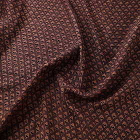Ajrakh Hand Block Print Natural Dyed Handspun Handwoven Mulberry Silk Fabric  20